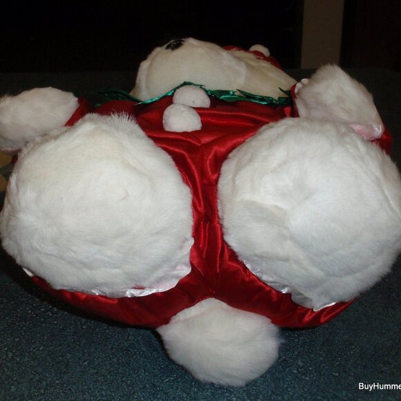 1994 Hudson Marshall Fields Plush Christmas SANTA BEAR Circus Clown With Bag! - Picture 4 of 5